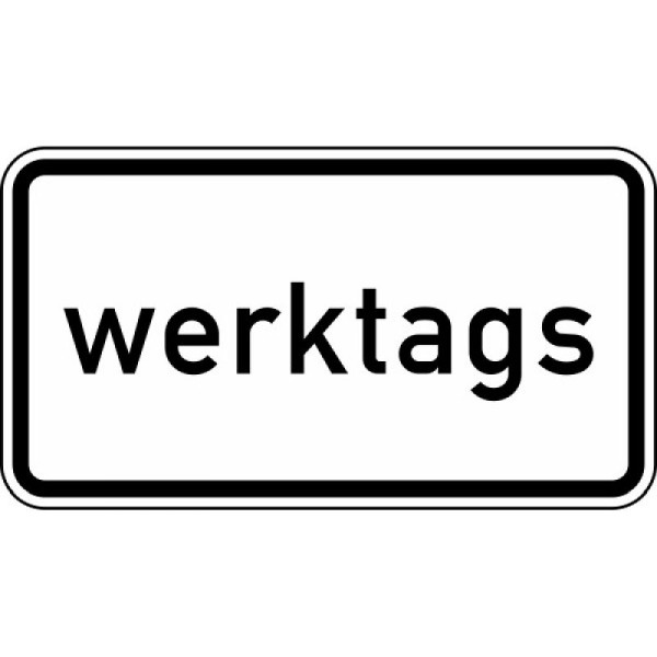 Steen HGS Tijdslimiet op weekdagen nr. 1042-30, 330x600mm /RA1/vlakke vorm 3mm, 1042-30-213