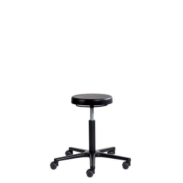 SOFAME werkkruk ERGOLINE met wielen, zithoogte 40-54 cm, aluminium onderstel, W050110005