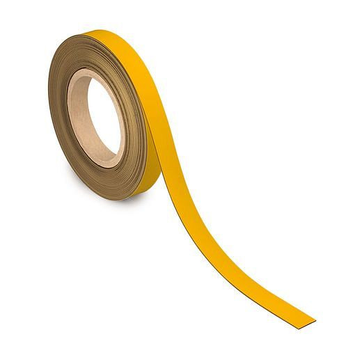 MAUL magnetische markeringstape, 10 mx 20 mm x 1 mm, geel, 307927