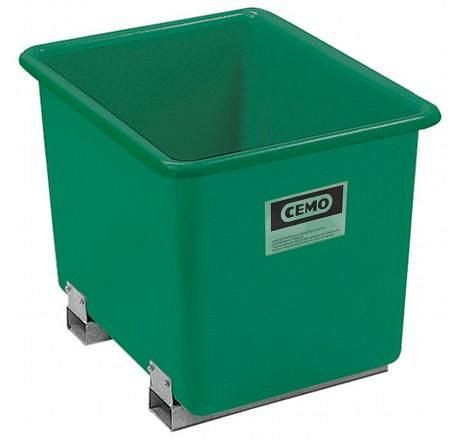 Cemo rechthoekige container 2200l met heftruckkokers, 1210