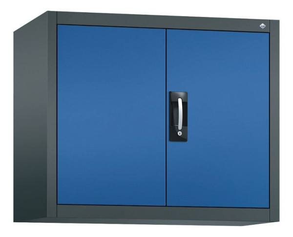 C+P bovenkast Acurado, H790xW930xD400mm, kleur: antracietgrijs / gentiaanblauw, verzonken handgreep, 9265-009 S10081