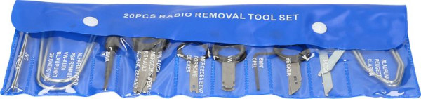 Brilliant Tools Radio-demontageset, 20 stuks, BT511200