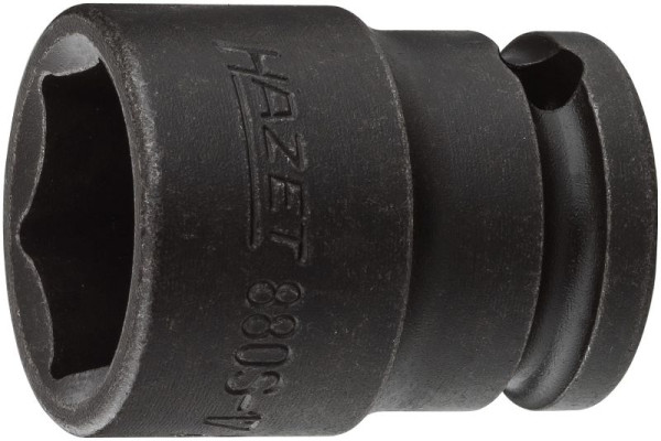 Hazet impact, machine schroevendraaierdop, zeskant, hol vierkant 10 mm, buitenzeskant trekprofiel, 17 mm, 880S-17