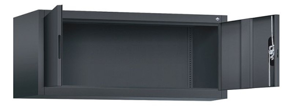 C+P bovenkast Acurado, H500xB1200xD500mm, kleur: zwart-grijs, verzonken handgreep, 9484-000 S10168