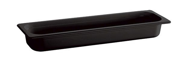 APS GN 2/4 container - ECO LINE-, 53 x 16,2 cm, diepte: 100 mm, melamine, zwart, 4,3 liter, 84308