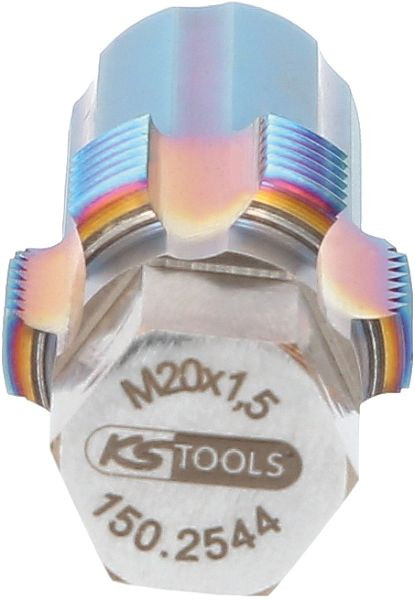 KS Tools tap met geleidebout voor NOX-sensoren, M20x1,5, 150.2544