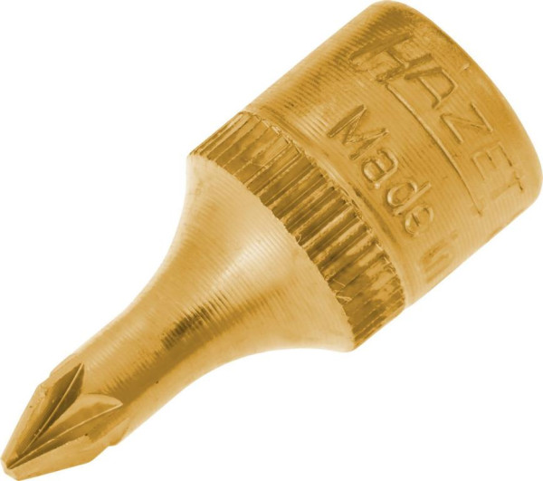 Hazet schroevendraaierdop, hol vierkant 6,3 mm (1/4"), Pozidriv-profiel PZ, PZ1, 8507-PZ1