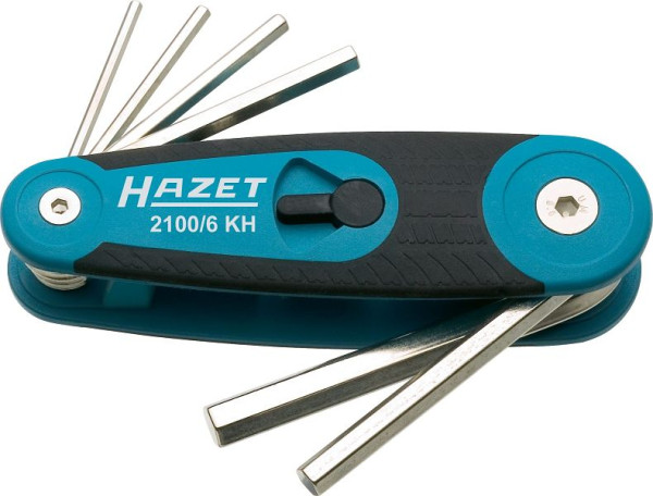 Hazet haakse schroevendraaierset, binnenzeskantprofiel, aantal gereedschappen: 6, 2100/6KH