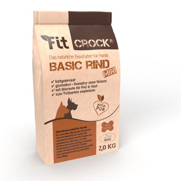 cdVet Fit-Crock Basis Rundvlees Mini 2 kg, 4445