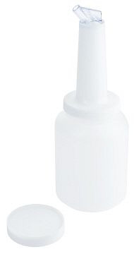 Contacto mix/voorraadcontainer 2 l schenktuit en deksel: WIT, 5843/203