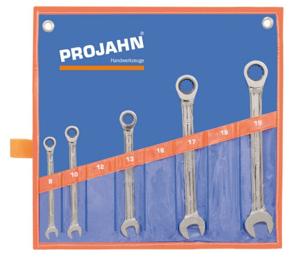 Projahn GearTech sleutelset, rolkoffer 5 stuks, 9981