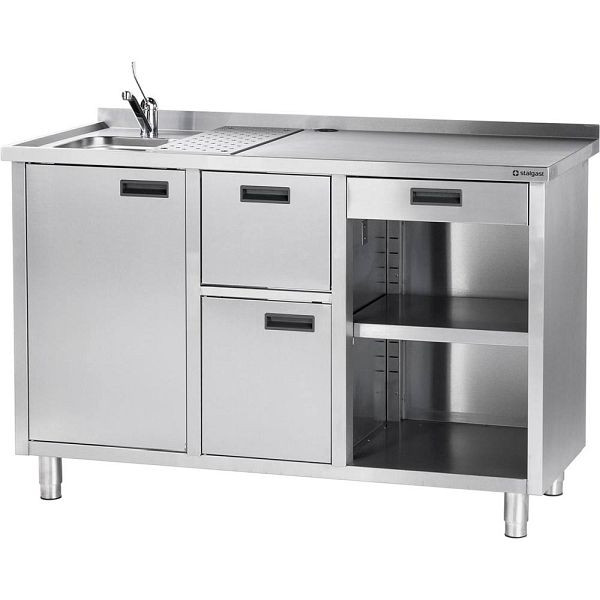 Stalgast werktafel voor koffiemachine, 1500 x 700 x 1000 mm (BxDxH), VBS15701LA