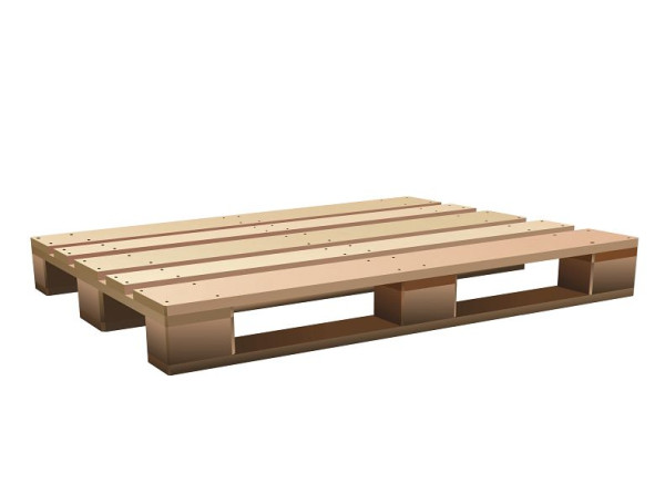 Schake Europallet vlakke pallet van EPAL massief hout, 1200x800x144mm, 50375