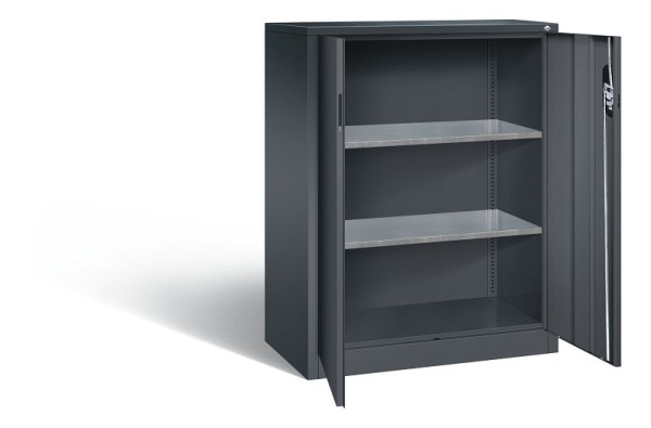 C+P gereedschapskast Acurado, H1200xB930xD500mm, kleur: zwart-grijs, verzonken handgreep, 8521-000 S10141