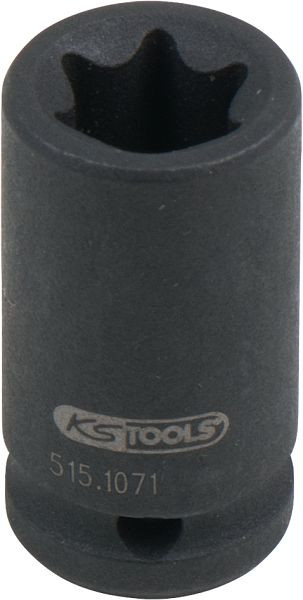 KS Tools 1/4" Torx E-stopcontact, kort, E11, 515.1071