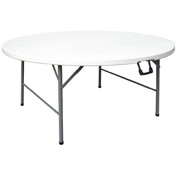 Bolero ronde klaptafel wit 153cm, CC506