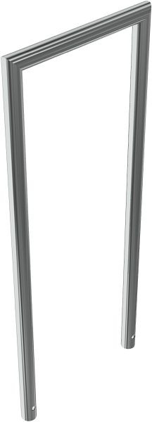 Schake RVS buisbeugel Ø 48 mm, totale breedte 500 mm, 449_85