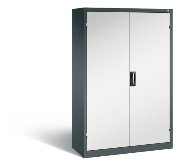 C+P Büro-Drehtürenschrank Acurado, H1950xB1200xT500 mm, Anthrazit/Lichtgrau, 9480-05 S10041