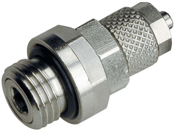 timmer A-GEd-12/10-3/8-MSv, Rechte schroefverbinding - drukloos verstelbaar, cilindrische schroefdraad met O-ring, VE: 10 stuks, 01080725