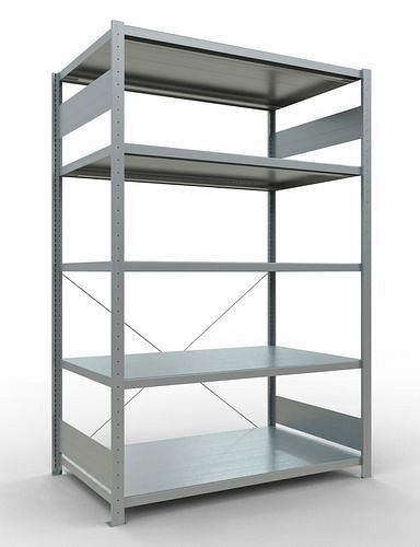 Schulte legbordstelling, basisveld, 5 opbergniveaus, kruisschoor, vakbelasting 250 kg, 1360 x 836 x 2000 mm, 278773