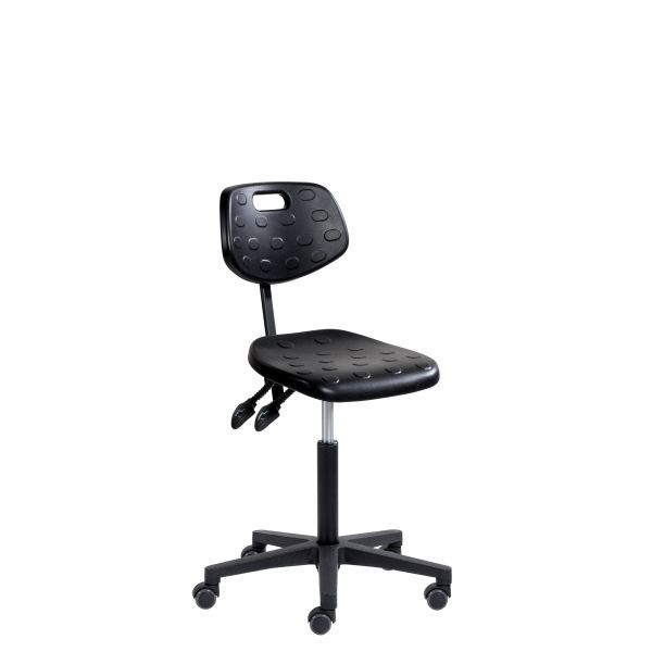 SOFAME werkstoel ERGODYN met wielen, zithoogte 42-56, polyamide onderstel, W050050021