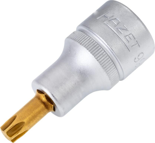 Hazet schroevendraaierdop TORX®, hol vierkant 12,5 mm, binnen TORX® profiel, T40, korte versie met karteling, 992-T40