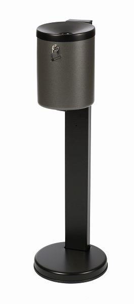 TKG staande asbak RONDO MAXI afsluitbaar grafiet, 350072