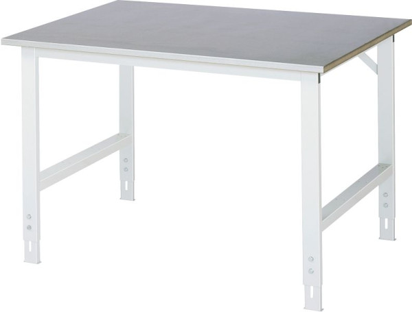 RAU werktafel Tom serie (basistafel), B1250 x D1000 x H760-1080 mm, 06-625ES10-12.12