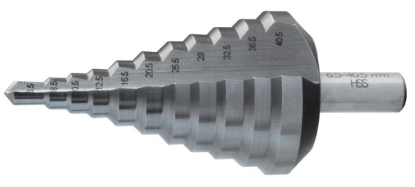 SW stalen trappenboor, HSS-G, 6,5-40,5 mm, 82418L