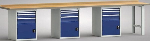 KLW standaard werkbank - 4000 x 700 x 840 mm L x D x H, WS552N-4000M40-E7020