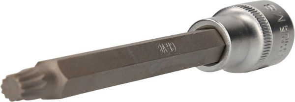 Brilliant Tools 1/2" bitdop met meerdere tanden, 200 mm lang, M8, BT022960