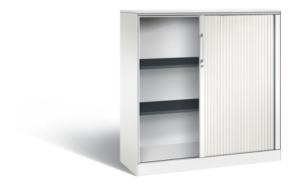 C+P rolluikkast Asisto, H1310xB1200xD435mm, kleur: verkeerswit, beugelgreep, 3 niveaus, 143031-000 S10088