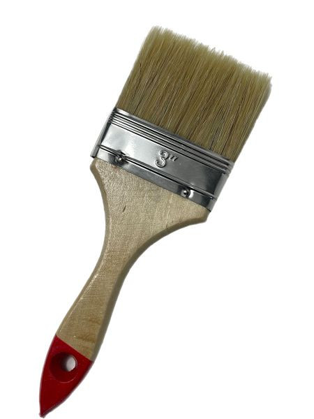VaGo-Tools glazuurschilderkwast platte kwast Chinese haren 75mm kwast, VE: 6 stuks, 190-030-6_vx