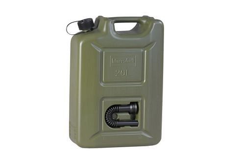 DENIOS jerrycan PROFI, 20 liter, olijf, 3-pack, 308362
