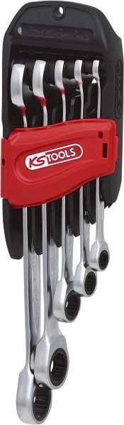 KS Tools GEARplus ratel-ringsleutelset, 5-delig 8-19 mm, 503.4255