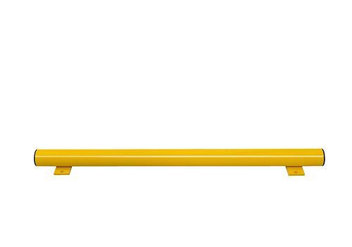 DENIOS Unterfahrschutzbalken aus Stahl, verzinkt und kunststoffbeschichtet, B 1250 mm, 271648