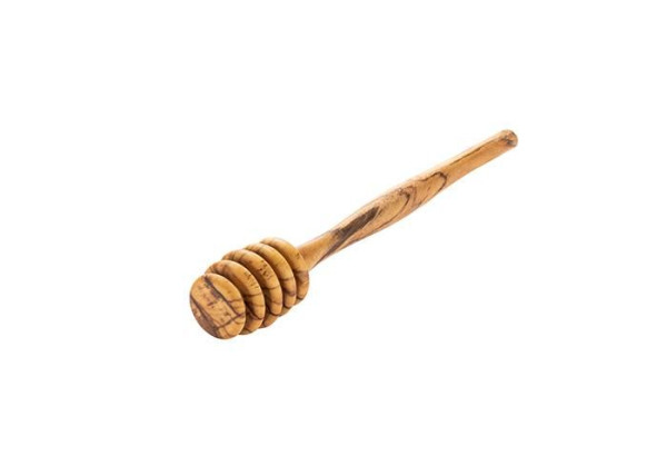 APS honinglepel -OLIVE-, lengte: 15 cm, olijfhout, uniek in kleur en nerf, 01019