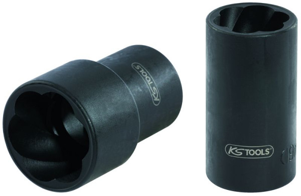 KS Tools 1/4" slagdop met spiraalprofiel, 10 mm, 913.1410