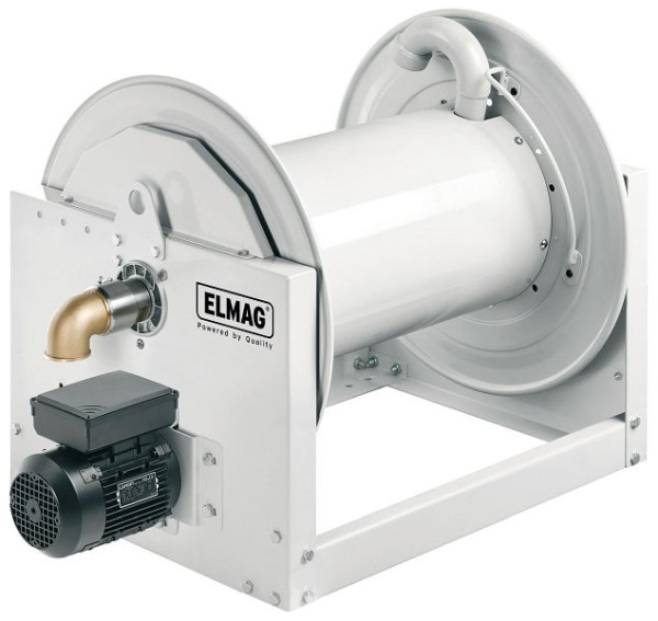 ELMAG industriële slanghaspel serie 700/L 410, elektrische aandrijving 230V voor lucht, water, diesel, 20 bar, 43617