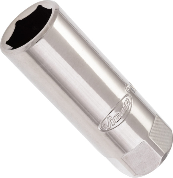 VIGOR bougie-inzet, vierkant, hol 12,5 mm (1/2 inch), buitenzeskantprofiel, 16 mm, V2578N