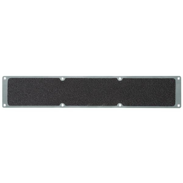 Meelbroek antislipplaat aluminium met m2 antislipcoating, extra sterk zwart 114x1000mm, APM4SF2
