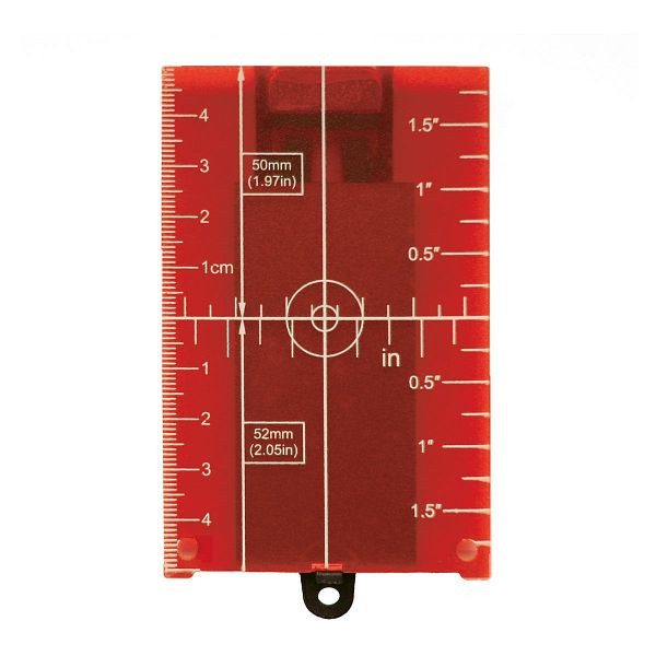 proNIVO doelbord, rode laserstralen, 205-TARGET