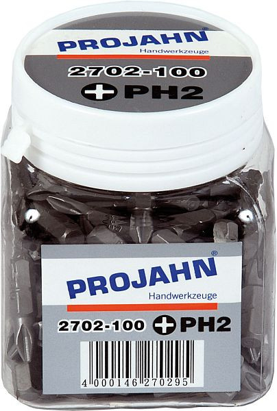 Projahn 1/4" bit L25 mm Pozidriv Nr 3 pak van 100, 2713-100