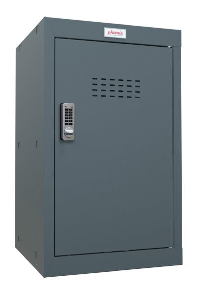 Phoenix CL-serie maat 3 houtskoolgrijze kubuskast met elektronisch slot, CL0644AAE