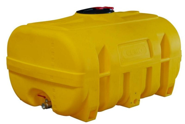 Cemo PE vat 2000 L koffervormig geel, 8275