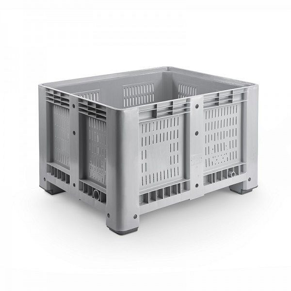 ALPHA palletbox 1200x1000x760 mm opengewerkt met 4 poten, 449