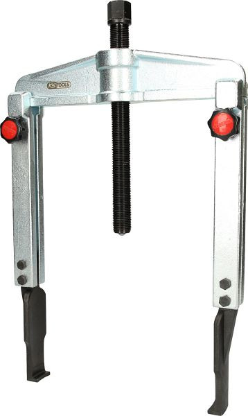 KS Tools universele sneltrekker, 2-armig met extreem slanke en verlengde haken, 60-200 mm, 300 mm, 5,0t, 620.0072