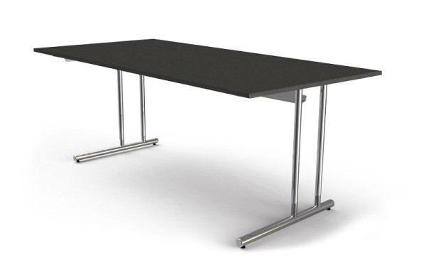 Kerkmann bureau extra groot, B 2000 x D 1000 x H 680-820 mm, Artline, kleur: antraciet, 11765313