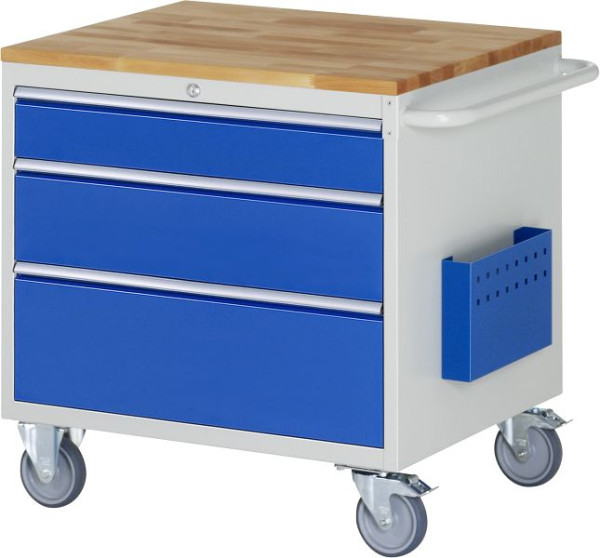 RAU montagewagen serie 7000, B770 x D650 x H795 mm, massief beukenhouten blad, laden: 1xH120, 1xH180, 1xH240 mm, 15-XL3.16A-B.11