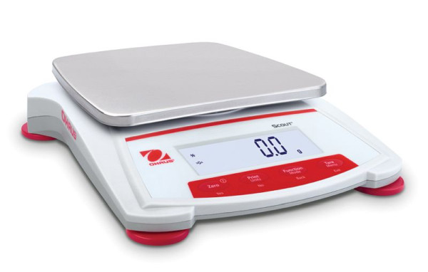 OHAUS Draagbare weegschaal SKX2201 EU, weegvermogen 2200 g, afleesbaarheid bij wegen 0,1 g, 30253078